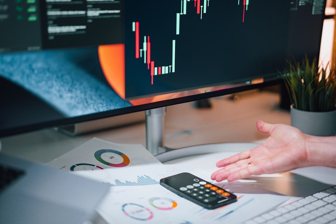 investor analyzing reports